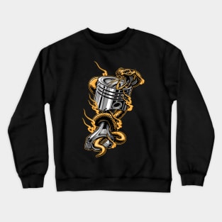 Car Engine Piston - Great Gift for Mechanic Crewneck Sweatshirt